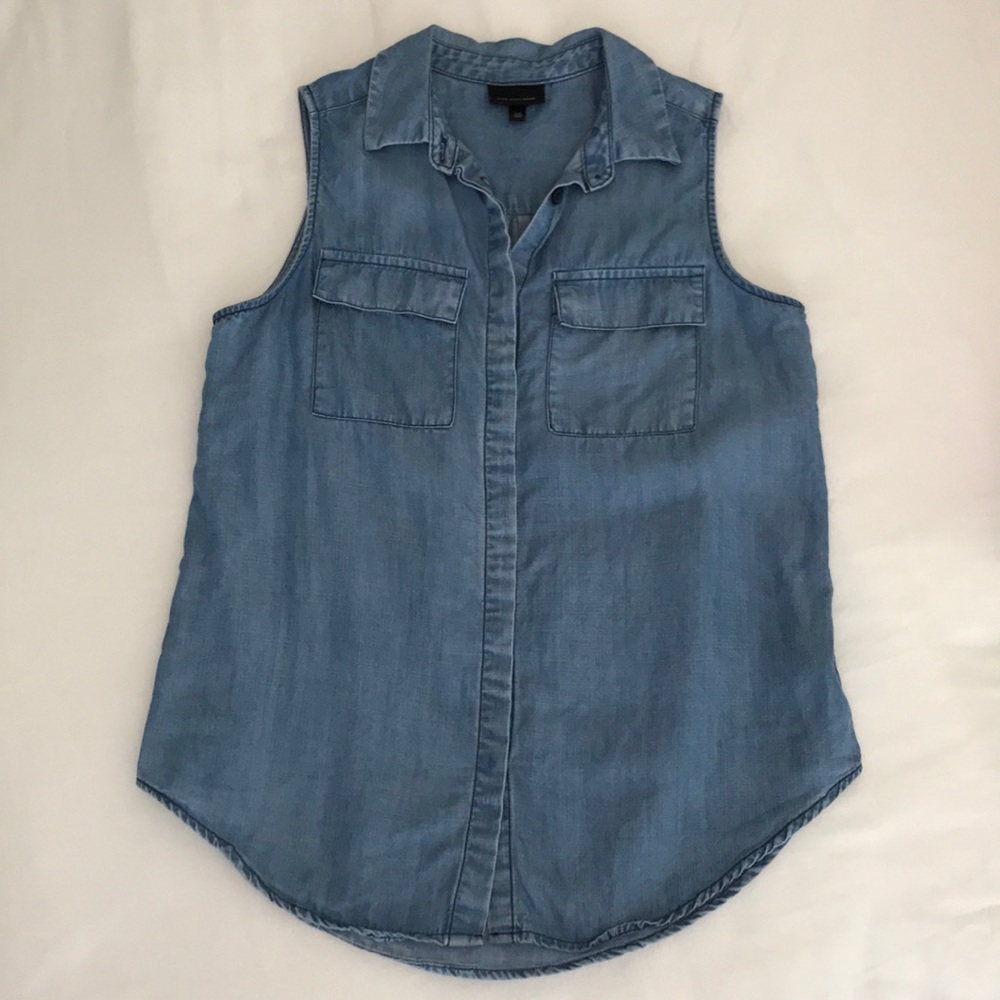 Who What Wear Chambray Button Up